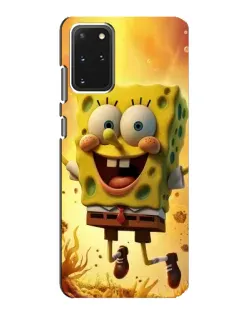 Чехол для Samsung Galaxy S20 с картинкой «Губка Боб прыгает»