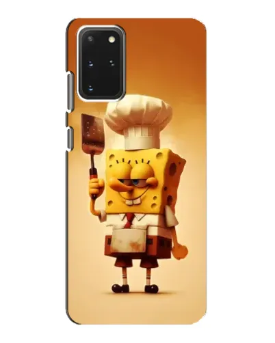 Чехол для Samsung Galaxy S20 с картинкой «Губка Боб повар»