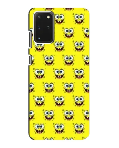 Чехол для Samsung Galaxy S20 с картинкой «Паттерн Губка Боб»