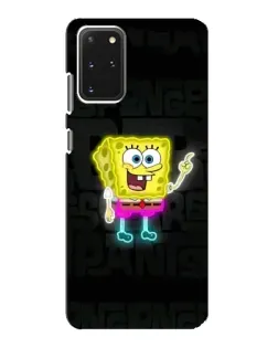 Чехол для Samsung Galaxy S20 с картинкой «Неоновый Губка Боб»