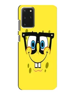 Чехол для Samsung Galaxy S20 с картинкой «Минималистичный Спанч Боб»