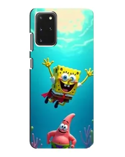 Чехол для Samsung Galaxy S20 с картинкой «Спанч Боб под водой»