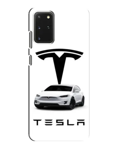 Чехол для Samsung Galaxy S20 с картинкой «Tesla White Style»