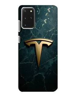 Чехол для Samsung Galaxy S20 с картинкой «Мраморная Tesla Gold»