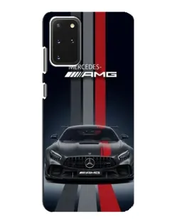 Чехол для Samsung Galaxy S20 с картинкой «Mercedes — белый карбон»