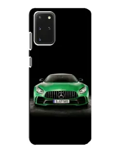 Чехол для Samsung Galaxy S20 с картинкой «Mercedes — неоновый лого»