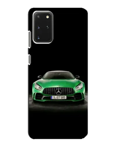 Чехол для Samsung Galaxy S20 с картинкой «Mercedes — неоновый лого»