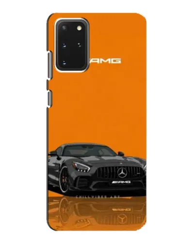 Чехол для Samsung Galaxy S20 с картинкой «Оранжевый Mercedes AMG»