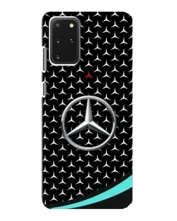 Чехол для Samsung Galaxy S20 с картинкой «Mercedes — бирюзовый акцент»