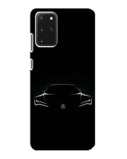 Чохол для Samsung Galaxy S20 з картинкою «Mercedes — силует авто»
