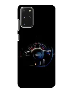 Чехол для Samsung Galaxy S20 с картинкой «Салон Audi — руль»