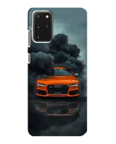 Чехол для Samsung Galaxy S20 с картинкой «Audi в облаках дыма»