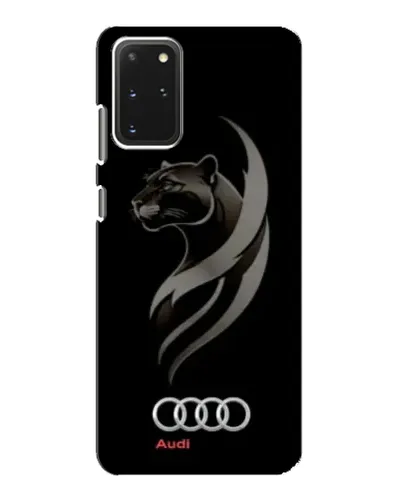 Чехол для Samsung Galaxy S20 с картинкой «Графика — пантера и Audi»