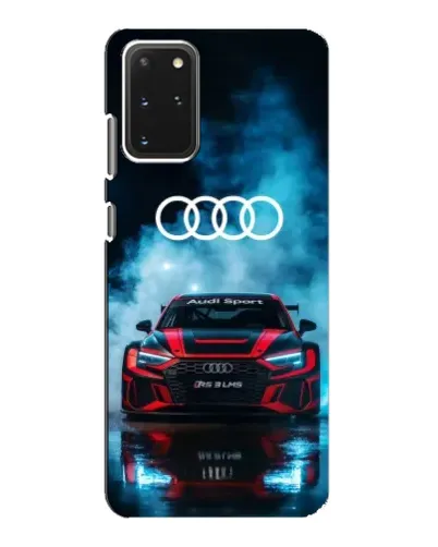 Чехол для Samsung Galaxy S20 с картинкой «Audi Sport — неон»