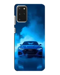 Чехол для Samsung Galaxy S20 с картинкой «Audi — голубая энергия»