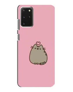 Чехол для Samsung Galaxy S20 с картинкой «Pusheen сердце»