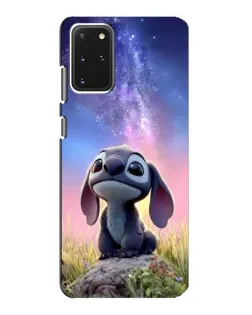 Чехол для Samsung Galaxy S20 с картинкой «Стич на рассвете»