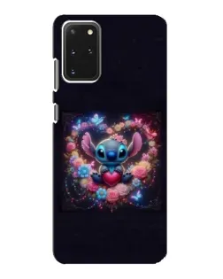 Чехол для Samsung Galaxy S20 с картинкой «Stitch в цветах»