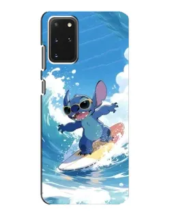Чехол для Samsung Galaxy S20 с картинкой «Стич на волне»