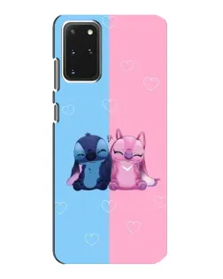 Чехол для Samsung Galaxy S20 с картинкой «Stitch и Angel Love»