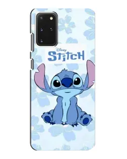 Чехол для Samsung Galaxy S20 с картинкой «Stitch среди цветов»