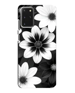 Чехол для Samsung Galaxy S20 с картинкой «Монохромные астры» Чехол для Samsung Galaxy S20 с картинкой «Монохромные астры»