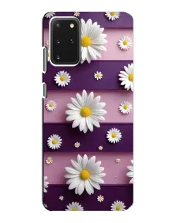 Чехол для Samsung Galaxy S20 с картинкой «Ромашки на фиолетовом» Чехол для Samsung Galaxy S20 с картинкой «Ромашки на фиолетовом»