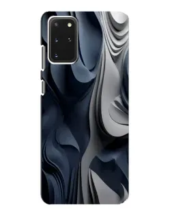 Чехол для Samsung Galaxy S20 с картинкой «Объемные синие складки» Чехол для Samsung Galaxy S20 с картинкой «Объемные синие складки»