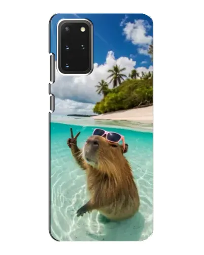 Чехол для Samsung Galaxy S20 с картинкой «Капибара на море» Чехол для Samsung Galaxy S20 с картинкой «Капибара на море»
