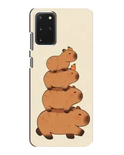 Чехол для Samsung Galaxy S20 с картинкой «Башня из капибар»