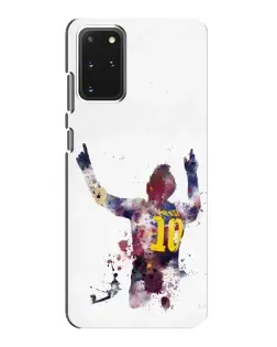 Чохол для Samsung Galaxy S20 з картинкою «Акварельний Мессі Барселона»