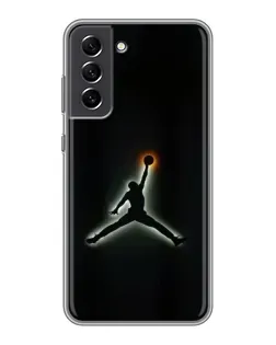 Чехол для Samsung Galaxy S21 FE с картинкой «Jordan Gradient Logo»