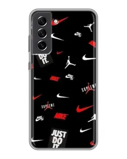 Чехол для Samsung Galaxy S21 FE с картинкой «Nike Mix Pattern»