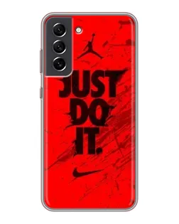 Чехол для Samsung Galaxy S21 FE с картинкой «Nike Just Do It»