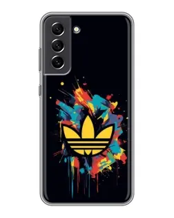 Чехол для Samsung Galaxy S21 FE с картинкой «Adidas Splash»