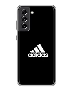 Чехол для Samsung Galaxy S21 FE с картинкой «Черная классика Adidas»