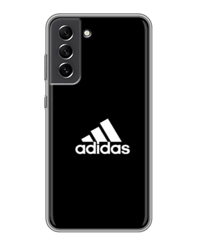 Чехол для Samsung Galaxy S21 FE с картинкой «Черная классика Adidas»