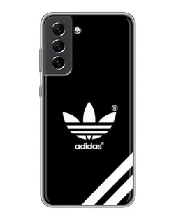 Чехол для Samsung Galaxy S21 FE с картинкой «Adidas с диагональными полосами»