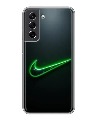 Чехол для Samsung Galaxy S21 FE с картинкой «Неоновый контур Nike» Чехол для Samsung Galaxy S21 FE с картинкой «Неоновый контур Nike»