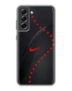 Чехол для Samsung Galaxy S21 FE с картинкой «Абстрактный дизайн Nike»