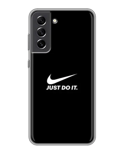 Чехол для Samsung Galaxy S21 FE с картинкой «Минимализм от Nike» Чехол для Samsung Galaxy S21 FE с картинкой «Минимализм от Nike»