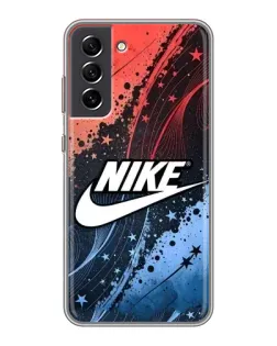 Чехол для Samsung Galaxy S21 FE с картинкой «Градиентный принт Найк»