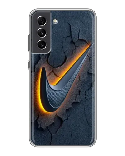 Чехол для Samsung Galaxy S21 FE с картинкой «Объемный логотип Найк» Чехол для Samsung Galaxy S21 FE с картинкой «Объемный логотип Найк»