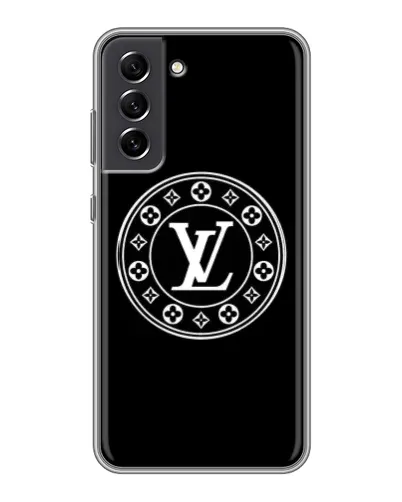 Чехол для Samsung Galaxy S21 FE с картинкой «LV — печать стиля» Чехол для Samsung Galaxy S21 FE с картинкой «LV — печать стиля»