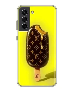 Чехол для Samsung Galaxy S21 FE с картинкой «Мороженое от LV»