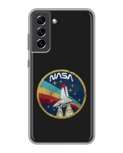 Чехол для Samsung Galaxy S21 FE с картинкой «NASA — эмблема миссии» Чехол для Samsung Galaxy S21 FE с картинкой «NASA — эмблема миссии»