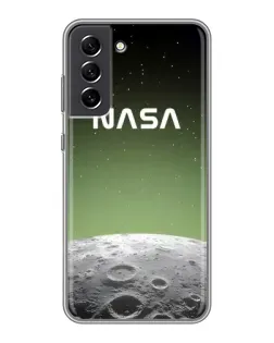Чехол для Samsung Galaxy S21 FE с картинкой «NASA — лунный градиент»