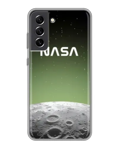 Чехол для Samsung Galaxy S21 FE с картинкой «NASA — лунный градиент» Чехол для Samsung Galaxy S21 FE с картинкой «NASA — лунный градиент»