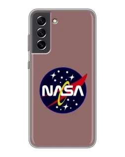 Чехол для Samsung Galaxy S21 FE с картинкой «NASA — ретро космос»