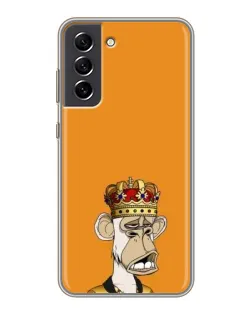 Чехол для Samsung Galaxy S21 FE с картинкой «Золотая обезьяна Bored Ape»
